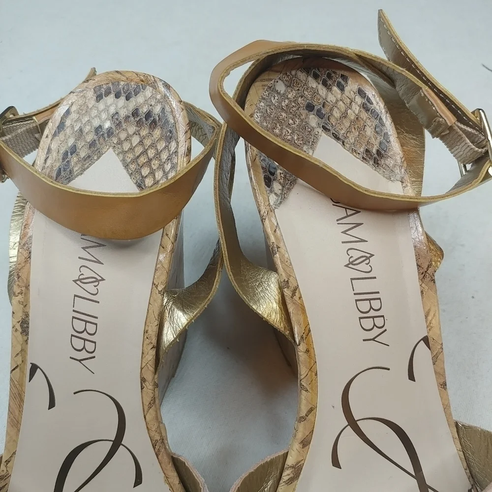 Sam & Libby Wedge Platform Summer Strappy Sandals
